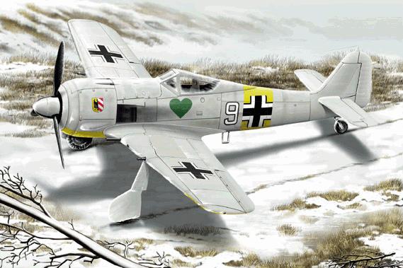 The Fw 190 was armed to the teeth Four 20 mm cannon plus two machine guns