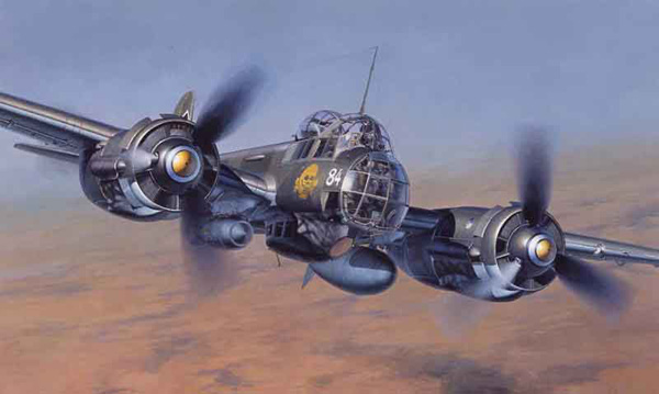 WW2 German Ju-88 Bomber Plane Picture 